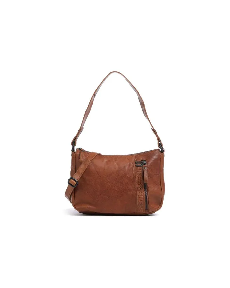 Spikes & Sparrow Bronco Alexi Schultertasche braun Braun