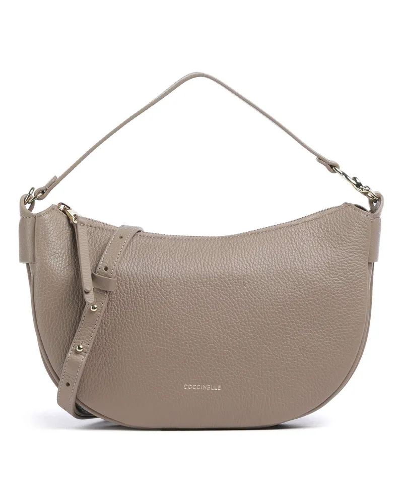 Coccinelle Schultertasche C-Easy in grau Grau