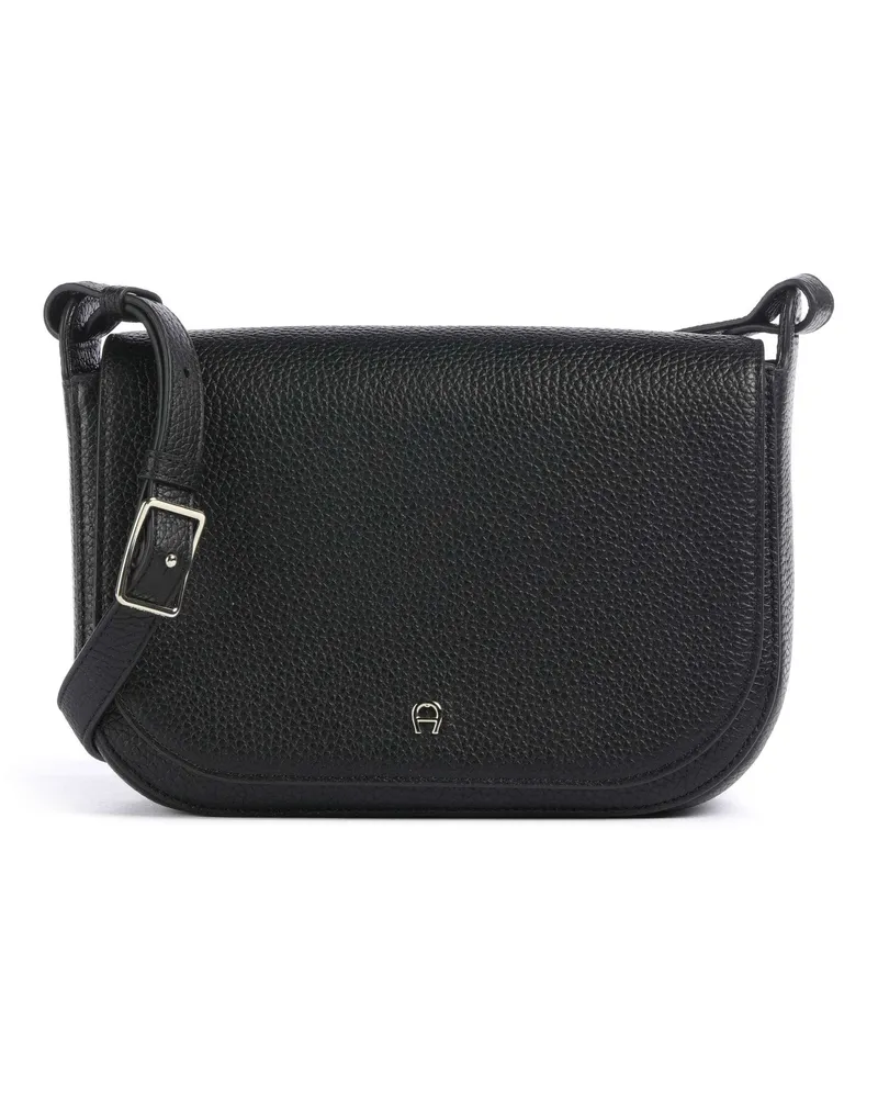 Aigner Umhängetasche Pura S in schwarz Schwarz