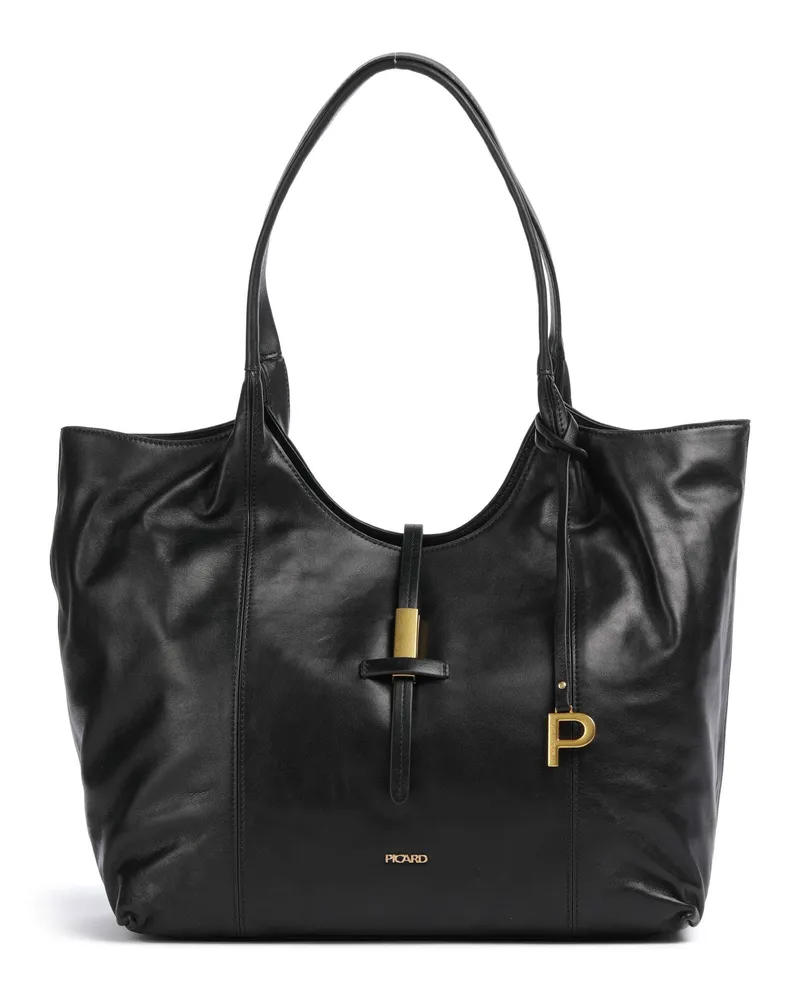 Picard Shopper Whisper in schwarz Schwarz
