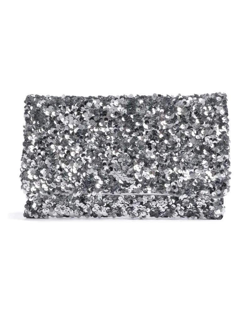 Abro Clutch Sequins in silber Silber