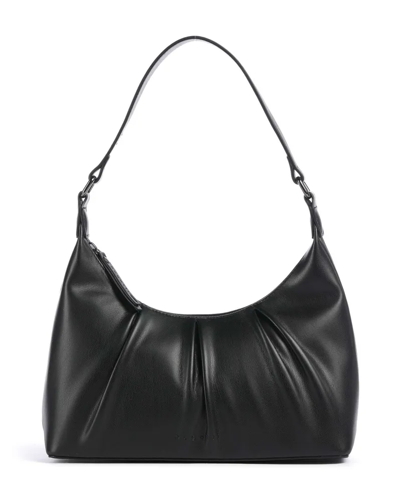 Bugatti Schultertasche Mila in schwarz Schwarz