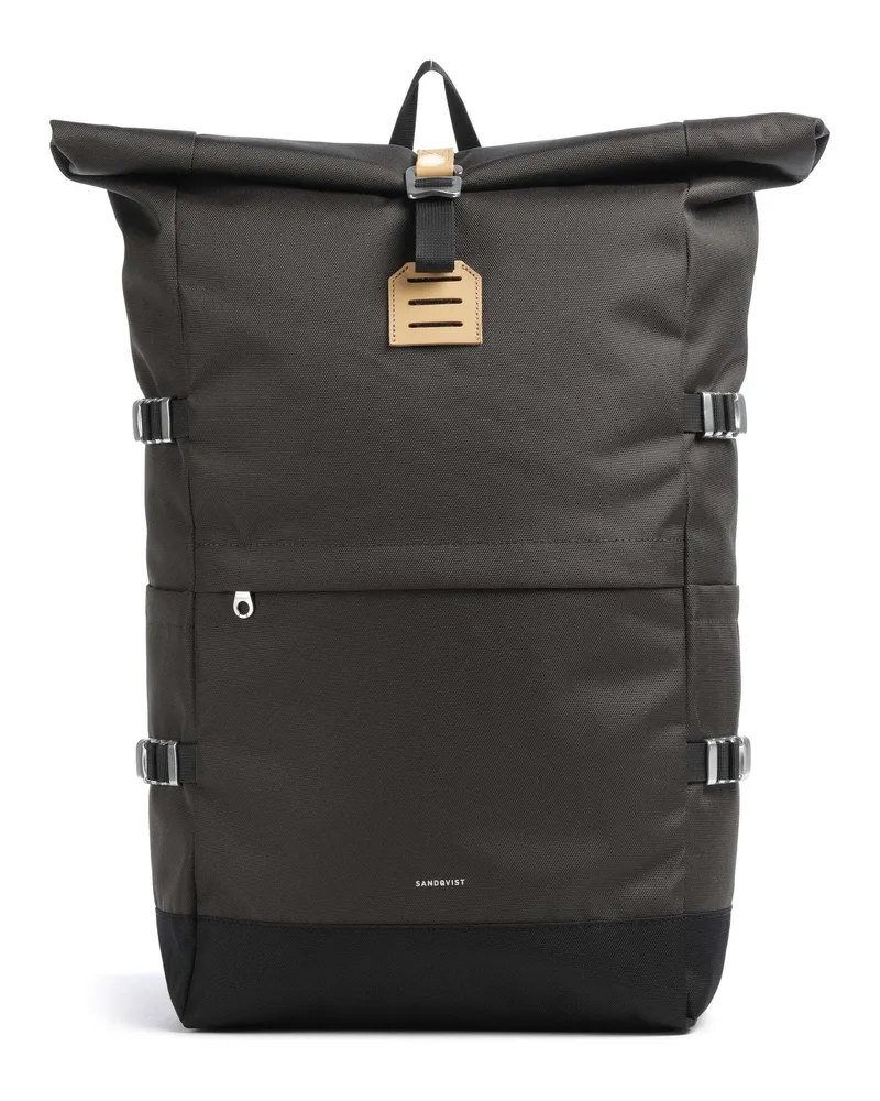 Sandqvist Rolltop Rucksack Icon L in oliv Oliv