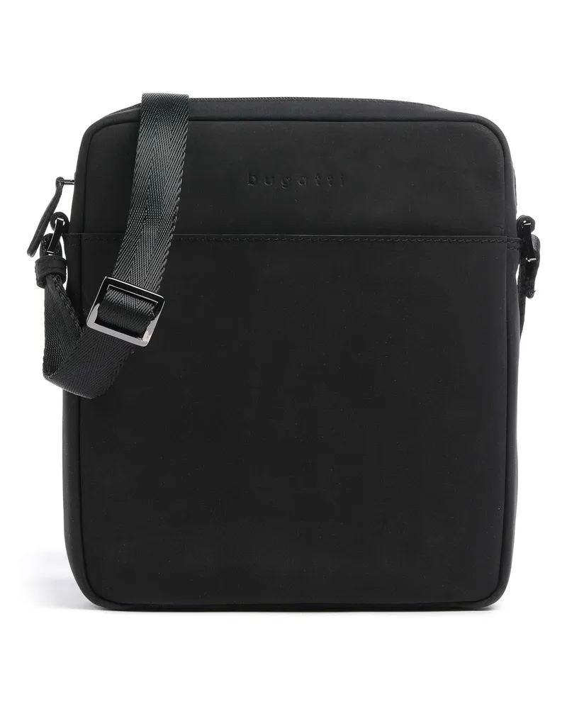 Bugatti Umhängetasche Luca in schwarz Schwarz