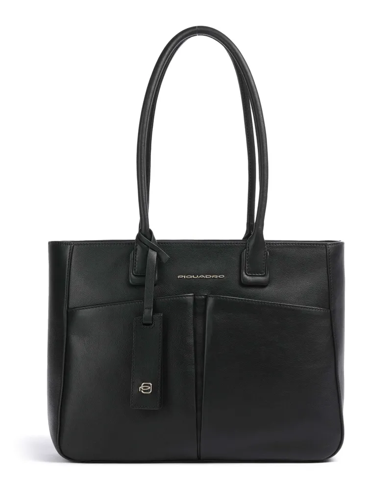 Piquadro Shopper Nevet in schwarz Schwarz