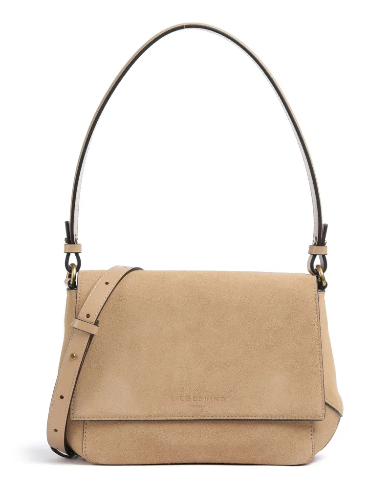 Liebeskind Schultertasche Lilly Suede M in beige Beige