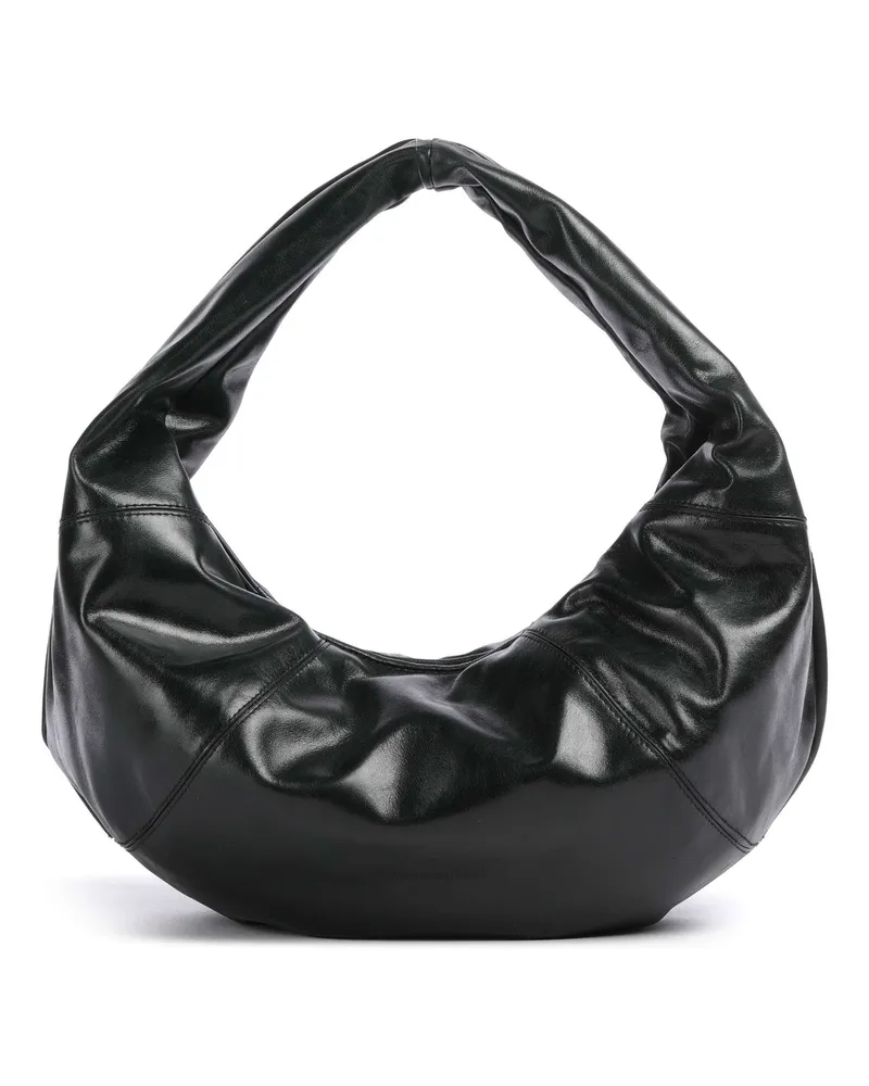 LES VISIONNAIRES Beuteltasche Greta Icon Crinkle in schwarz Schwarz