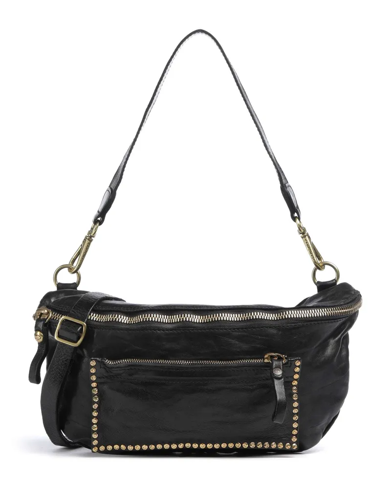 Campomaggi Schultertasche in schwarz Schwarz