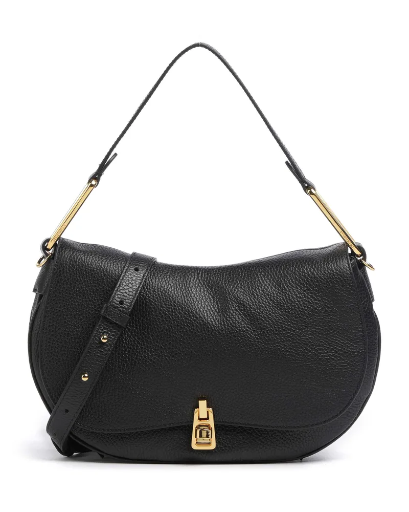 Coccinelle Schultertasche Magie Soft in schwarz Schwarz