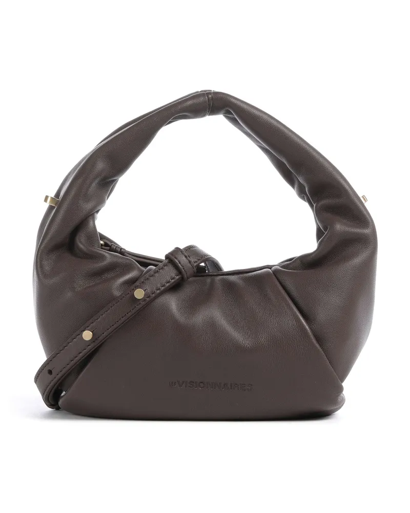 LES VISIONNAIRES Umhängetasche Greta Essential Silky Mini in braun Braun