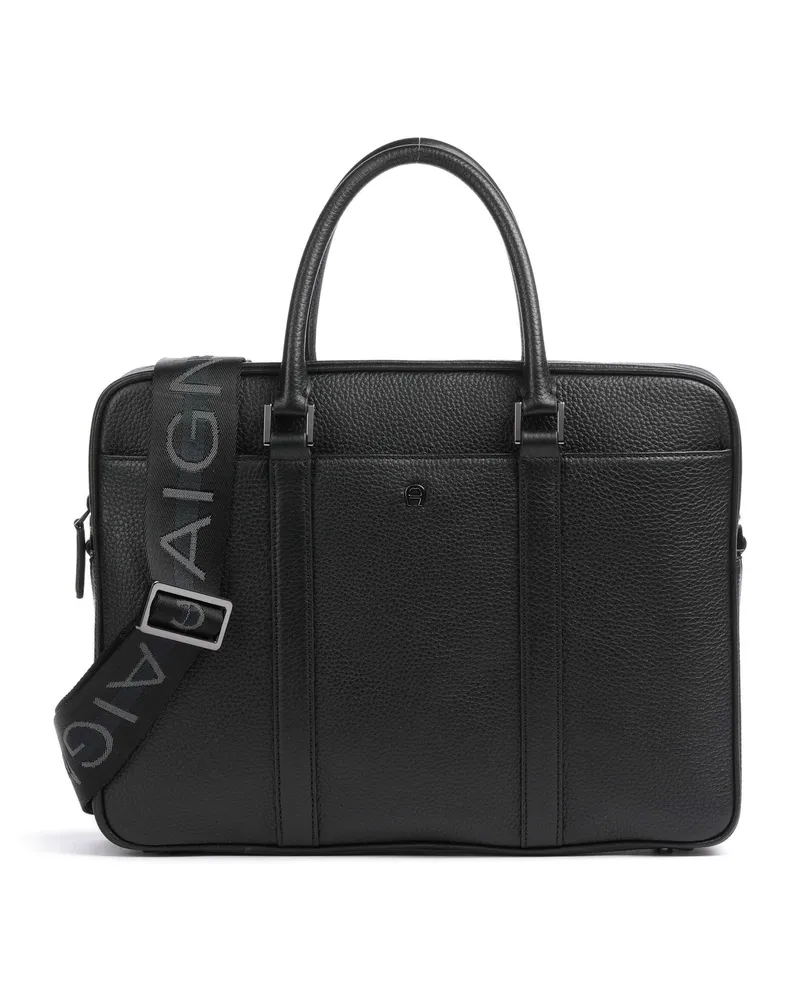 Aigner Aktentasche Diego in schwarz Schwarz