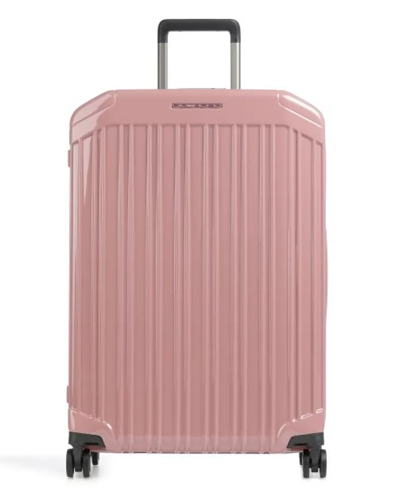 Piquadro PQ Light 4-Rollen Trolley rosa Pink