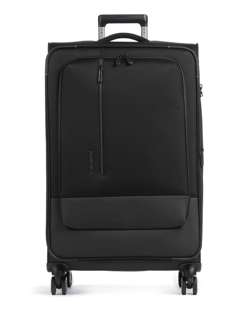 Travelite 4-Rollen Trolley Crosslite 5.0 in schwarz Schwarz