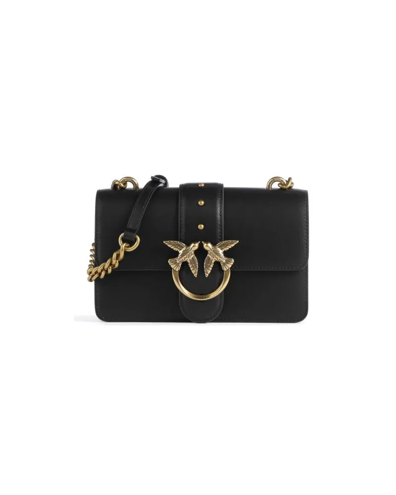 Pinko Love One Mini Umhängetasche schwarz Schwarz