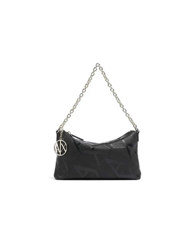Armani Exchange Gynger Schultertasche schwarz Schwarz