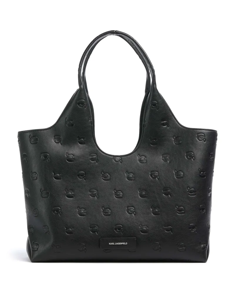 Karl Lagerfeld Shopper K/Ikon Monogram Medium in schwarz Schwarz