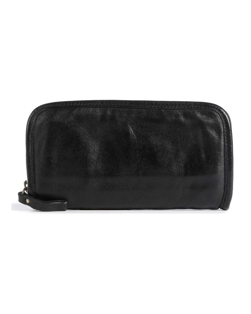 Campomaggi Geldbörse in schwarz Schwarz