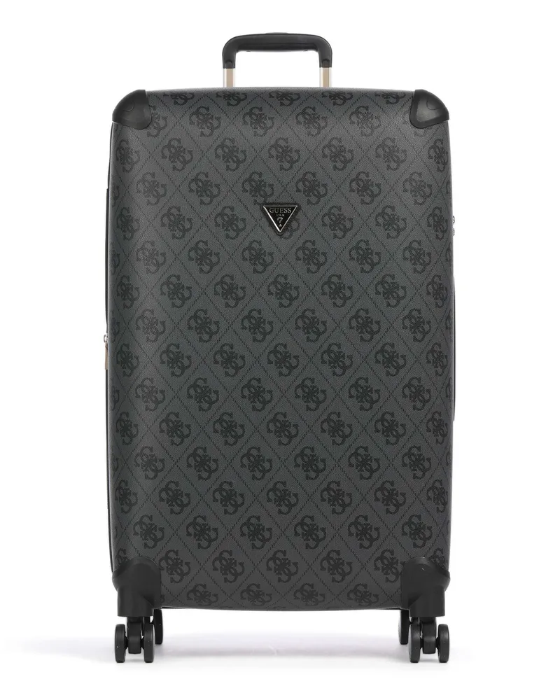 Guess 4-Rollen Trolley Berta 4G Logo in schwarz Schwarz