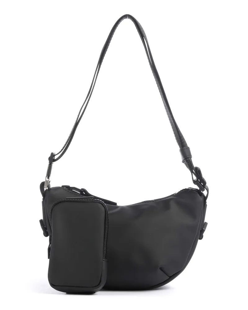 RAINS Umhängetasche Valera Mini in schwarz Schwarz