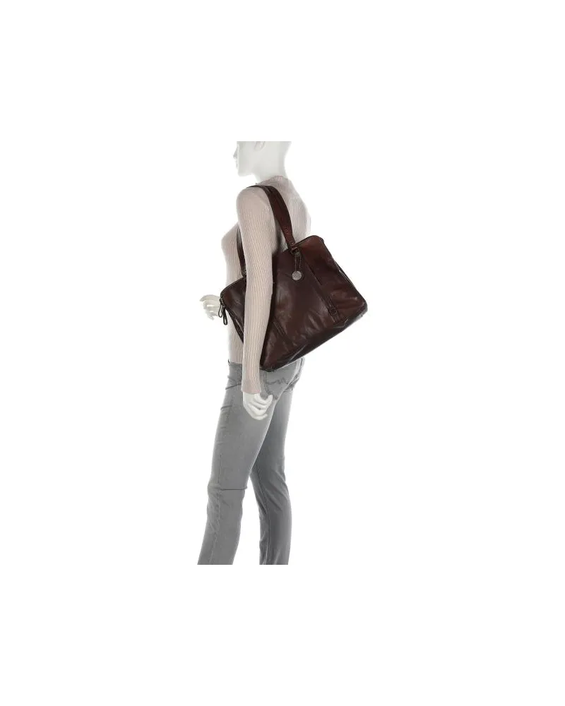 Spikes & Sparrow Bronco Shopper dunkelbraun Braun