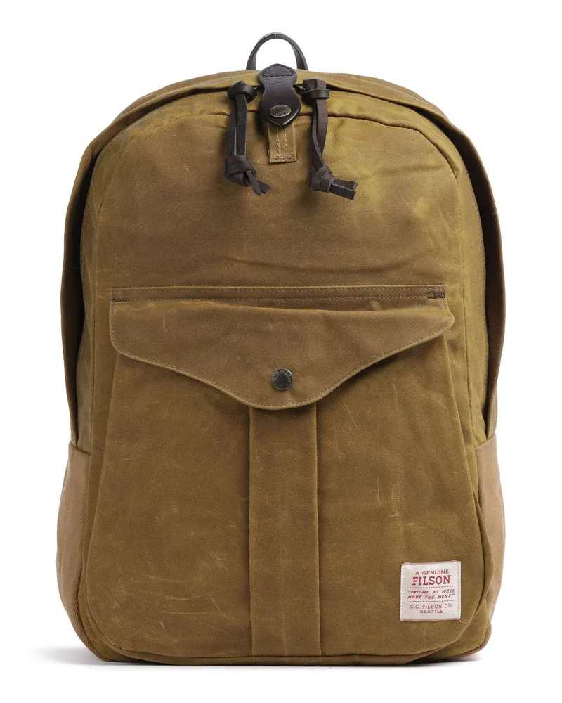 Filson Rucksack Oil Finish Tin Cloth Journeyman in braun Braun