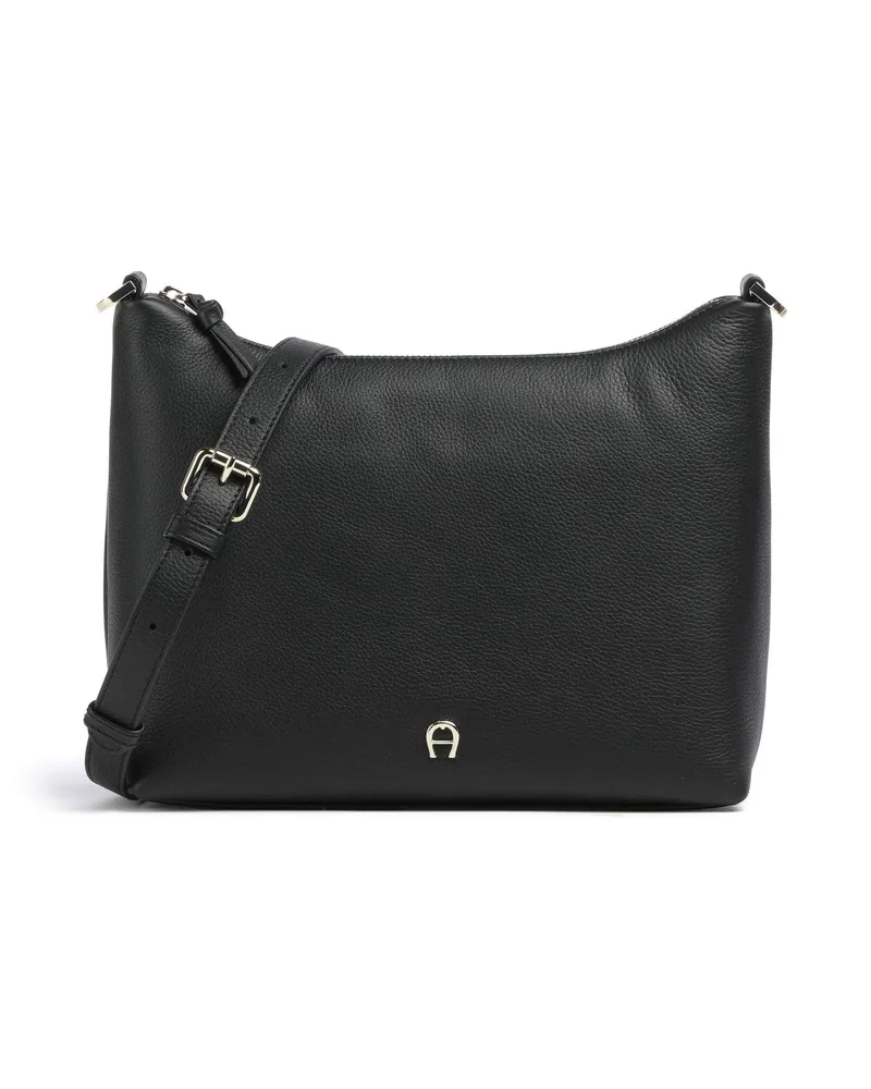 Aigner Umhängetasche Zita S in schwarz Schwarz