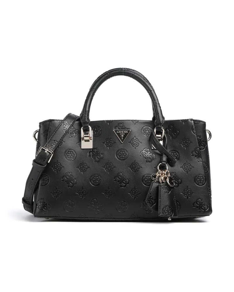 Guess Handtasche Tisha in schwarz Schwarz