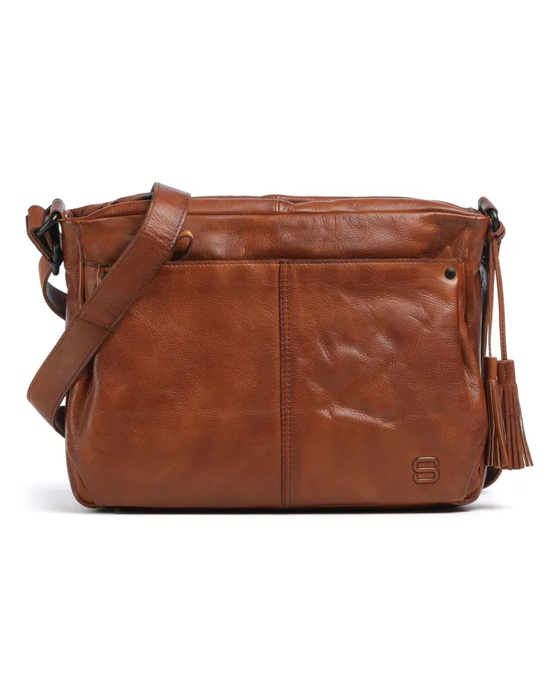 Spikes & Sparrow Schultertasche Apache Charmayne in braun Braun