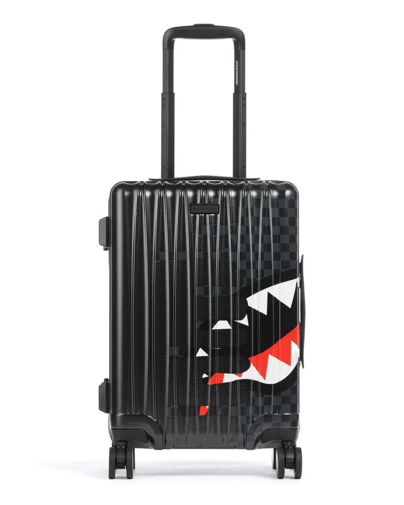 Sprayground 4-Rollen Trolley Unfinished Shark in schwarz Schwarz