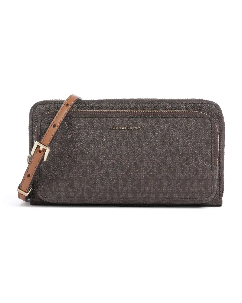 Michael Kors Umhängetasche Jet Set Large Continental in braun Braun