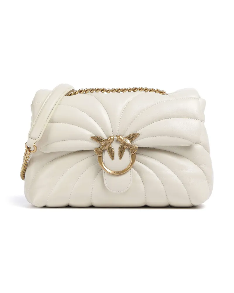 Pinko Schultertasche Love Puff Classic in elfenbein Beige