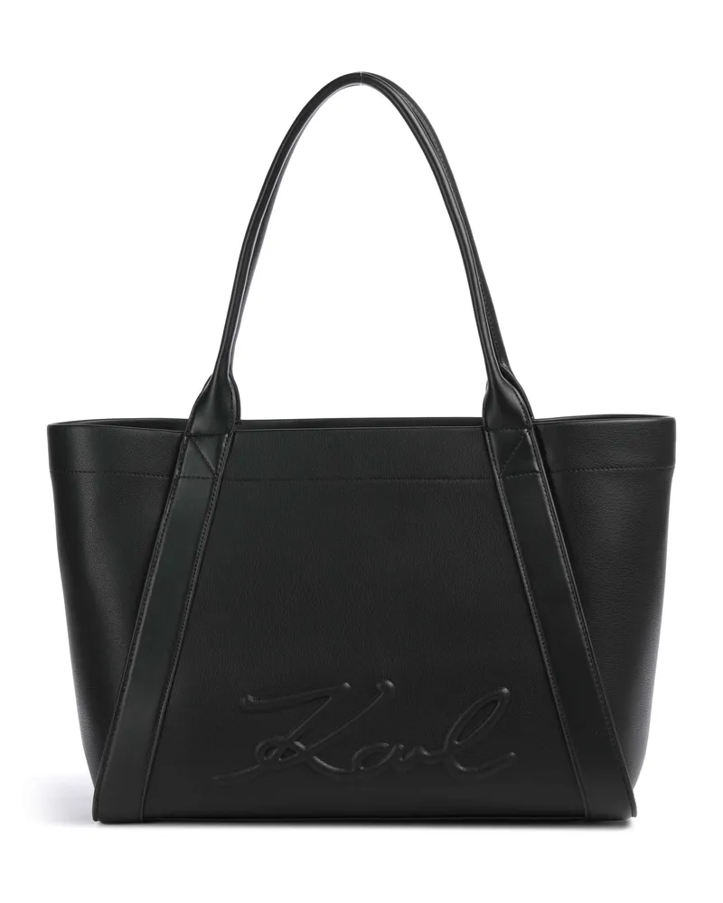 Karl Lagerfeld Shopper K/Ville Medium in schwarz Schwarz