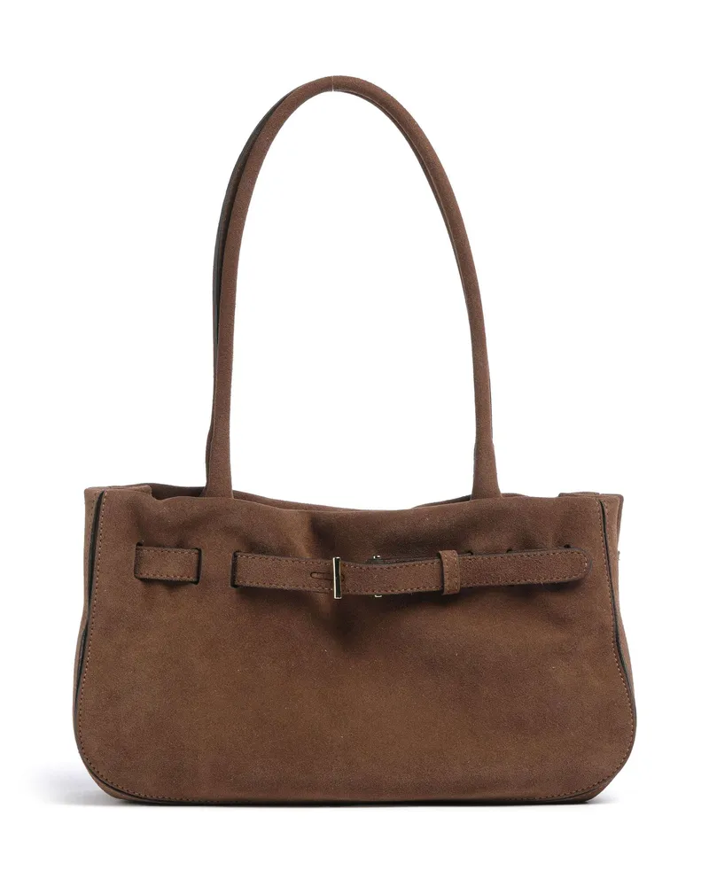 Abro Schultertasche Suede Jill in braun Braun