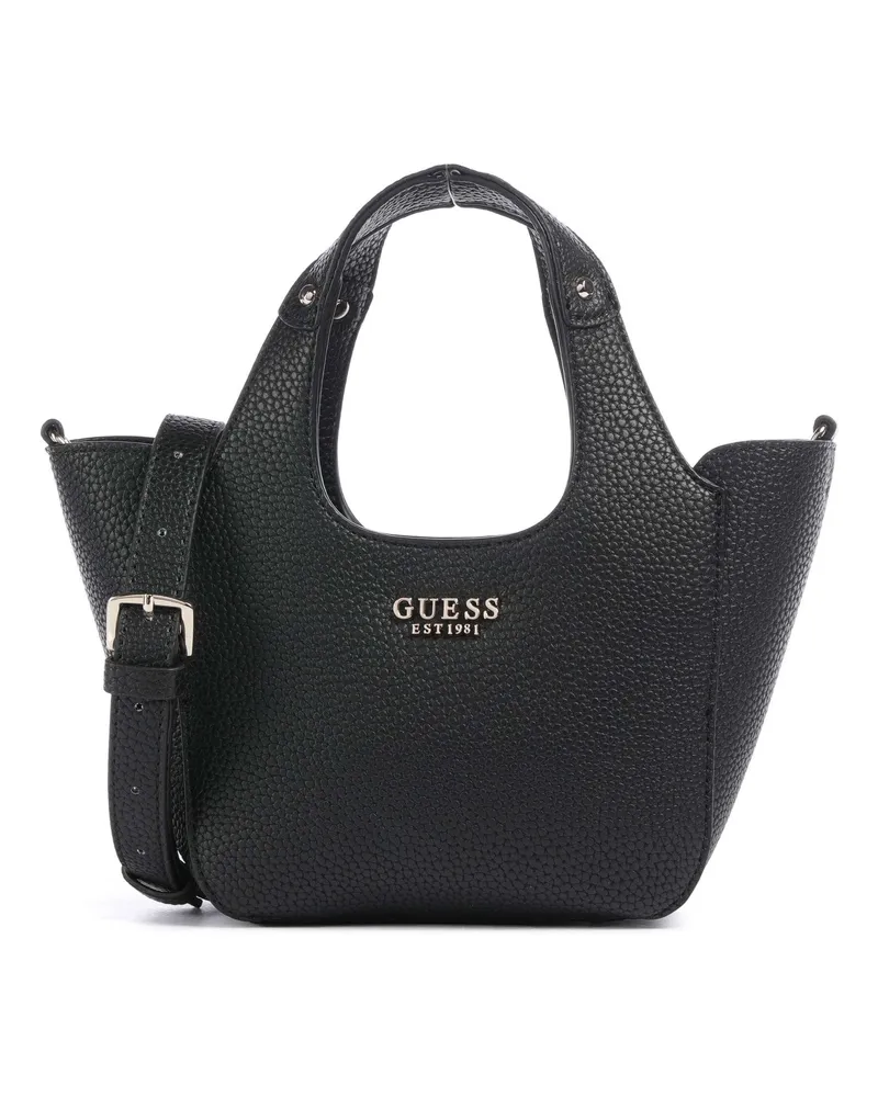 Guess Handtasche Helina Mini in schwarz Schwarz