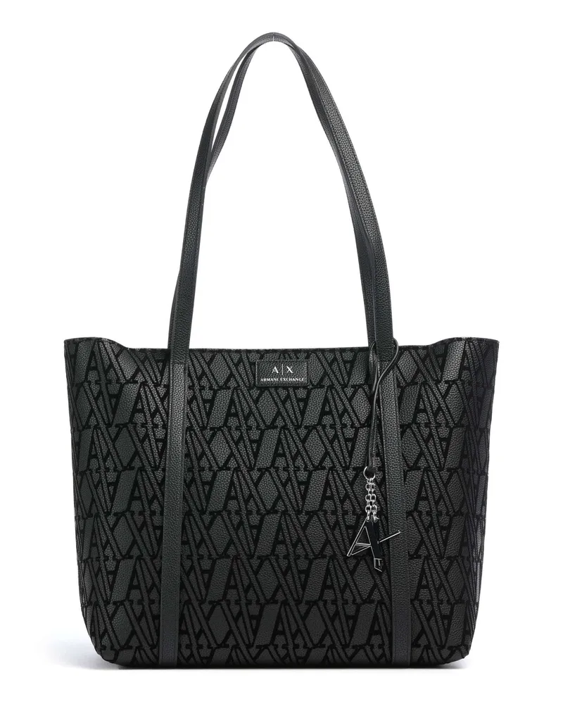 Armani Exchange Shopper Silvye in schwarz Schwarz