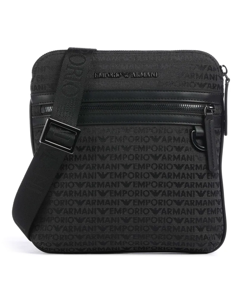 Emporio Armani Umhängetasche Logo Jacquard in schwarz Schwarz