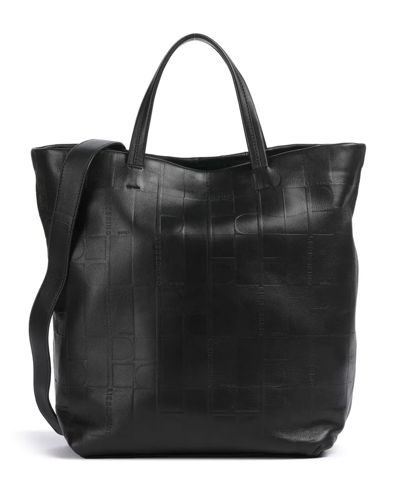 Liebeskind Handtasche Hera Monogram Sheep Natural L in schwarz Schwarz