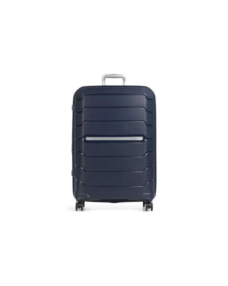 Samsonite Flux Exp 4-Rollen Trolley dunkelblau Blau