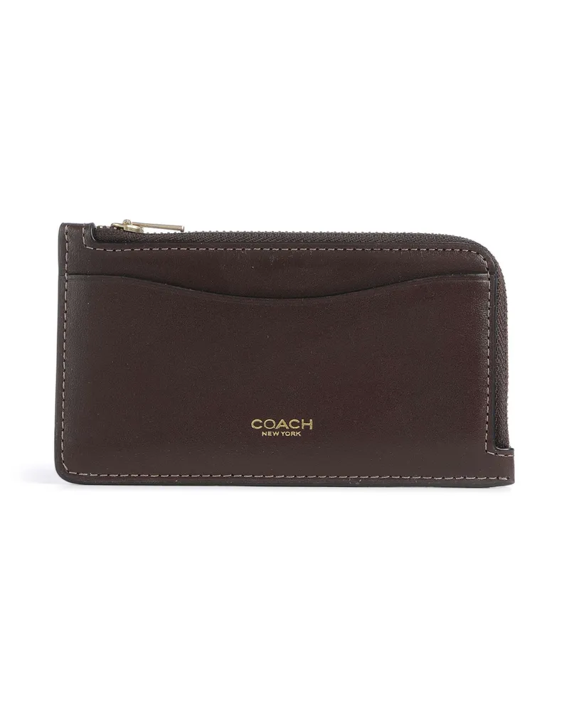 Coach Kreditkartenetui New York in braun Braun
