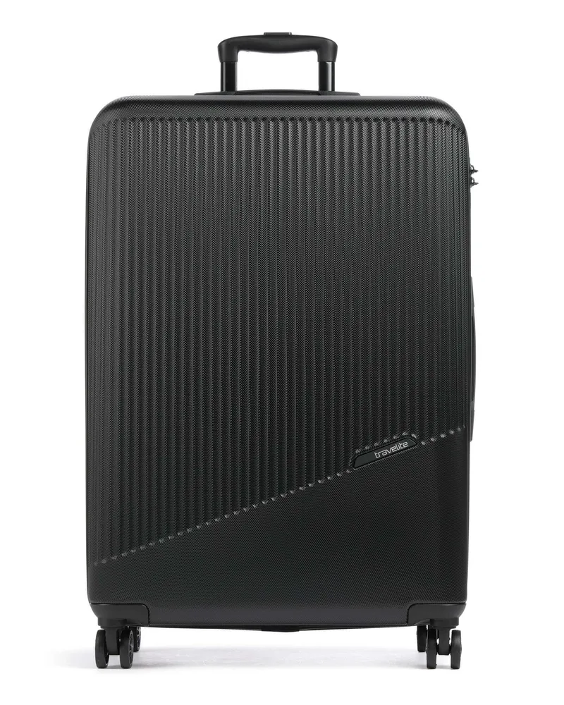 Travelite 4-Rollen Trolley Bali in schwarz Schwarz