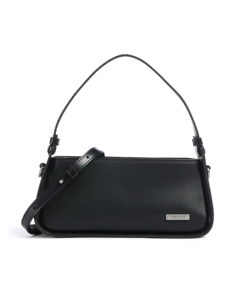 Liebeskind Schultertasche Franzis Calf Optic XS in schwarz Schwarz