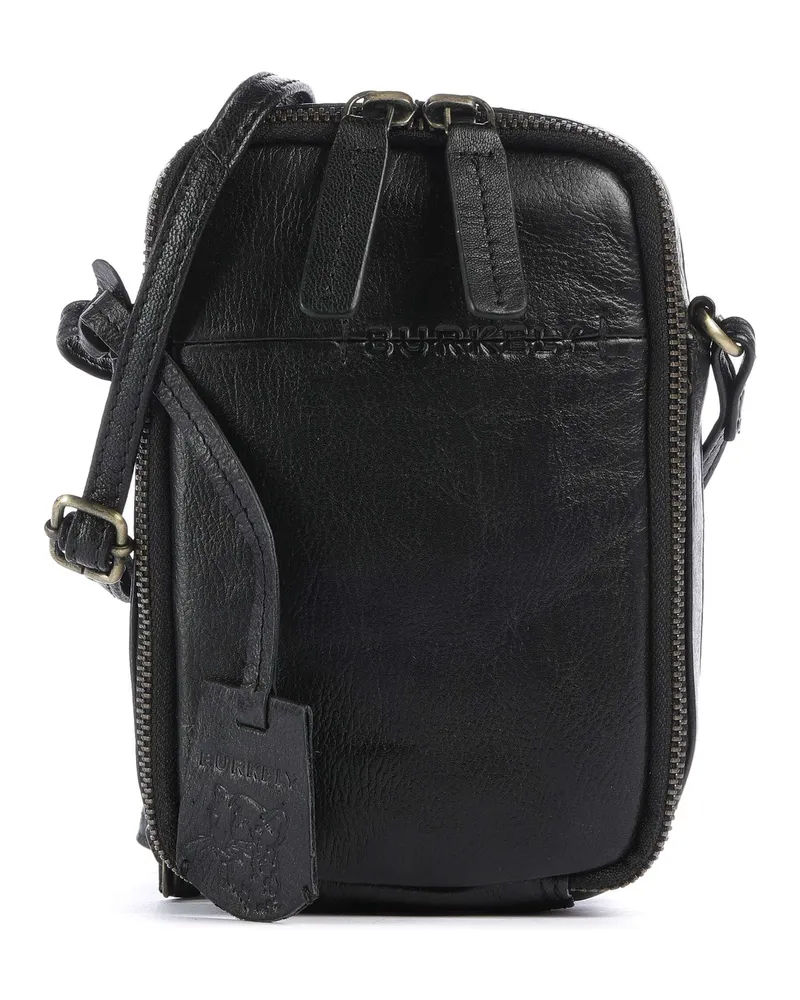 Burkely Handytasche Natural Norah in schwarz Schwarz