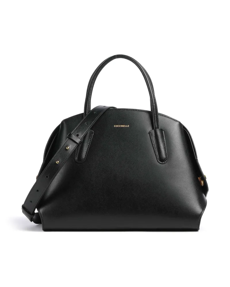 Coccinelle Handtasche Tylde Calf in schwarz Schwarz