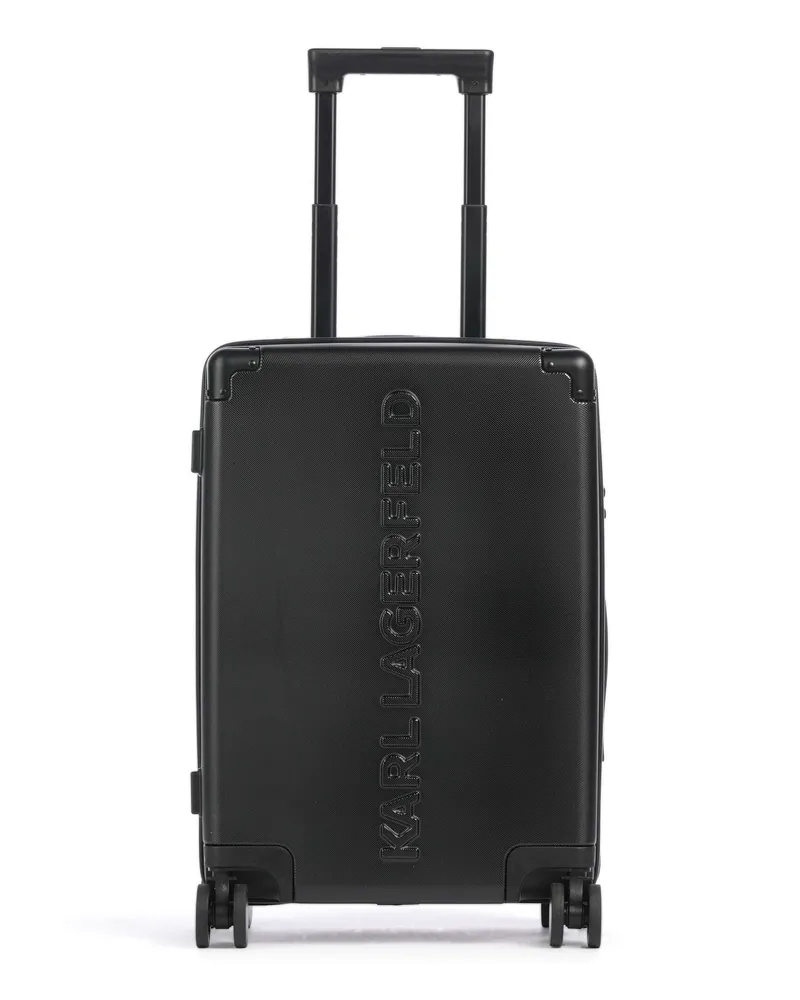 Karl Lagerfeld 4-Rollen Trolley K/Travel in schwarz Schwarz