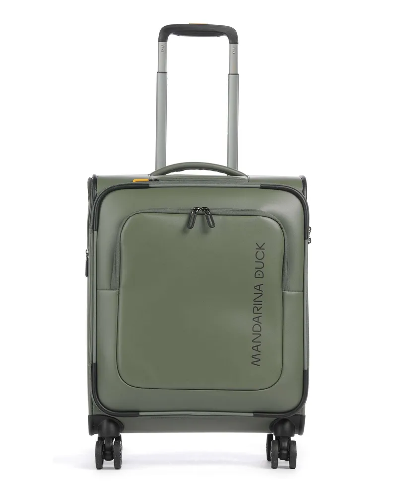 Mandarina Duck 4-Rollen Trolley Eco Coated in oliv Oliv