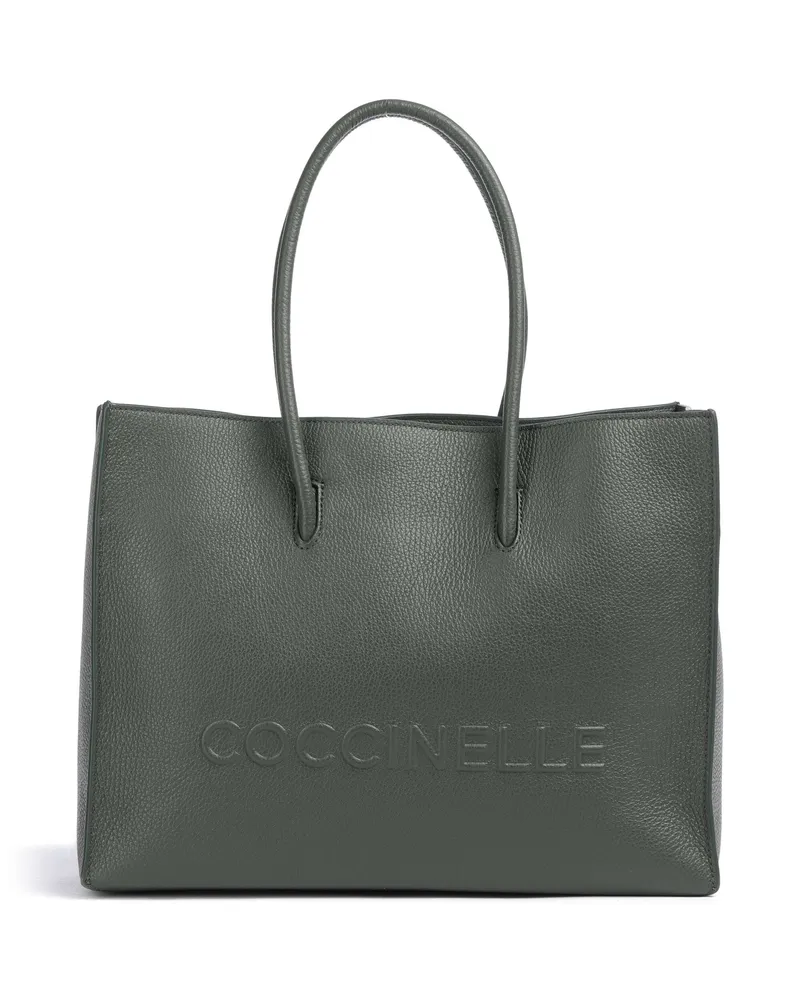 Coccinelle Shopper Myrtha Maxi Logo in grün Grün