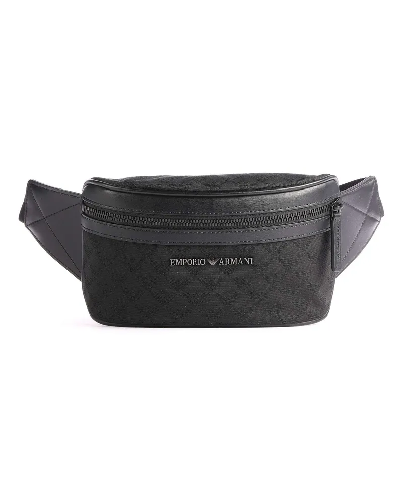 Emporio Armani Gürteltasche Omnia Jacquard in schwarz Schwarz