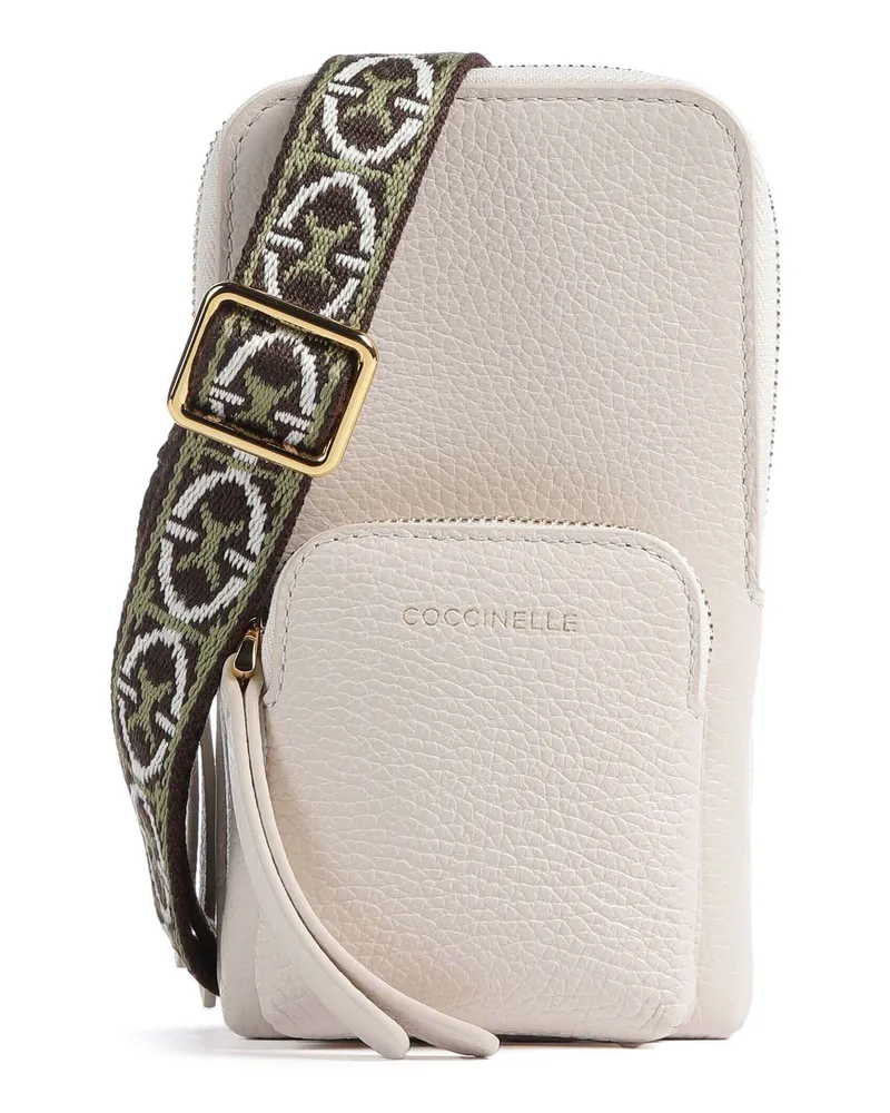 Coccinelle Handytasche Pixie in elfenbein Beige