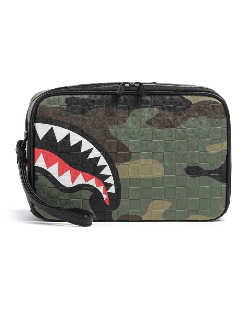 Sprayground Kulturbeutel Woodland Camo Check in mehrfarbig Mehrfarbig