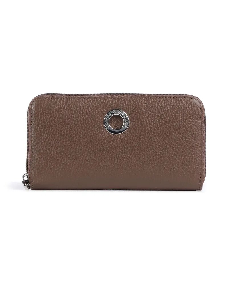 Mandarina Duck Geldbörse Mellow Leather in braun Braun